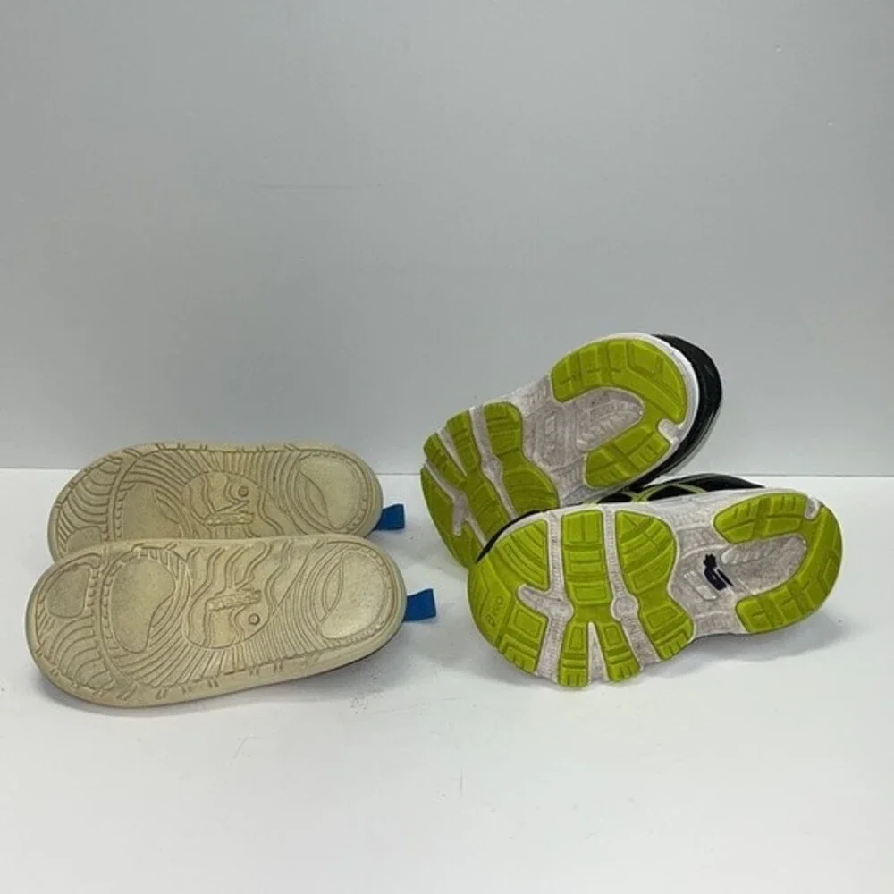 ASICS little boy size 6 sneakers and Speedo size 5/6 water shoes